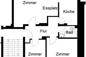 Renovierte Wohnung ca. 66 m² mit XXL-Balkon sofort verfügbar – Hildesheimer Str. 300, 30519 Döhren, Hannover – Vorschaubild 2