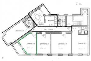 Zimmer 2.2 in WG - Wohnung mitten in der Bielefelder City – Bielefeld – Vorschaubild 8