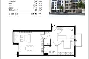3-Zimmer Wohnung in Düsseldorf Flingern Süd – Mettmanner Str. 16a, 40233 Flingern Süd, Düsseldorf – Vorschaubild 13