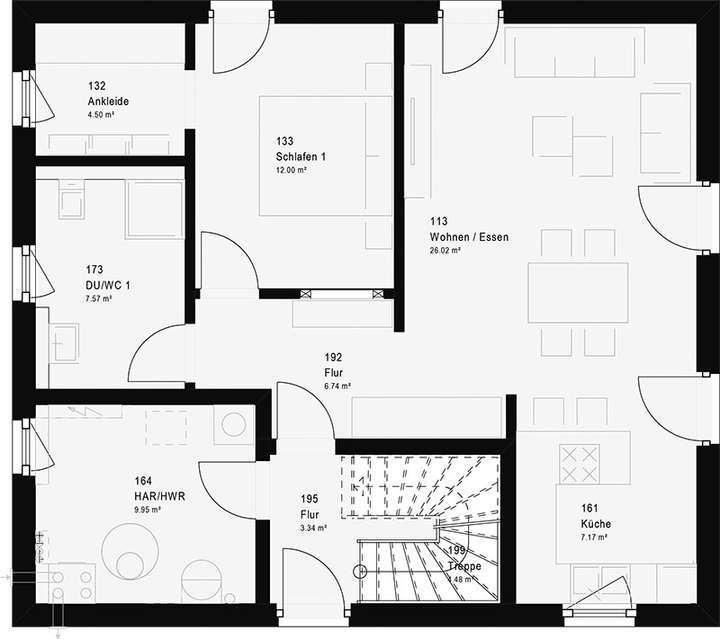 Grundriss Trend 16.0 S EG