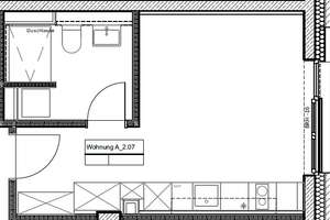 Maritimes HAVEKANT - attraktives 1 Zimmer Apartment mit Einbauküche und Balkon – Am Rundtörn 28, 26135 Osternburg, Oldenburg (Oldenburg) – Vorschaubild 4