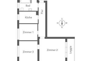 Bezugsfreie 3-Zimmer Wohnung mit großem Sonnenbalkon in ruhiger Wohnlage – Landhausstraße 40, 10717 Wilmersdorf, Berlin – Vorschaubild 13