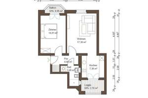 Neue Hofgärten - Charmante 2-Zimmer-Wohnung mit Loggia, Balkon & Aufzug – 67063 Nord-Hemshof, Ludwigshafen am Rhein – Vorschaubild 9