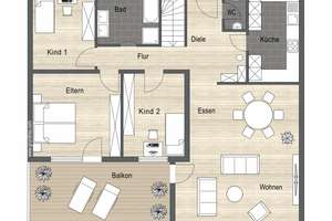 FREISTEHENDER BUNGALOW MIT EINLIEGERWOHNUNG – Die vollständige Adresse der Immobilie erhältst du vom Anbieter., 74078 Neckargartach, Heilbronn – Vorschaubild 17