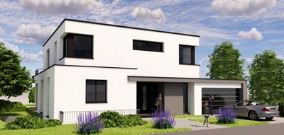 Top-Lage! Freistehendes Einfamilienhaus inkl. Grundstück, KfW 40, mit Keller