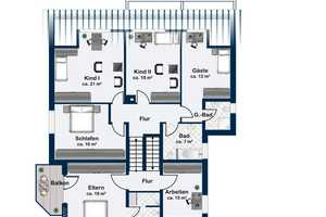 Top-Lage in Wolfsburg
Exklusives Einfamilienhaus im Split-Level-Stil – 
Wohnen auf höchstem Niveau – Wolfsburg – Vorschaubild 22