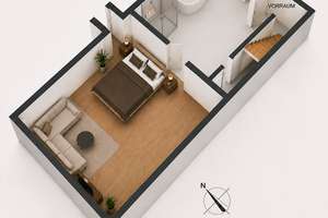 Tiny-House - Haus im Haussytem   – Studio-Galeriewohnung mit eigenem Eingang in begehrter Lage – Die vollständige Adresse der Immobilie erhältst du vom Anbieter., 80809 Am Riesenfeld, München – Vorschaubild 30