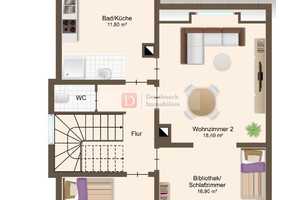 Top!! Dichterviertel - Einfamilienhaus mit 9 Zimmern und großem Garten – Frankfurt am Main – Vorschaubild 8