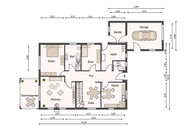 Grundriss Erdgeschoss