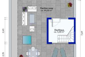 Exklusive ETW im Petriviertel: ca. 44 m² Dachterrasse, Warnow- & Altstadtblick, Aufzug & Tiefgarage! – 18055 Stadtmitte, Rostock – Vorschaubild 26