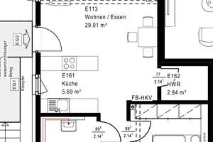 Neue gebaute Wohnung zu vermieten 
