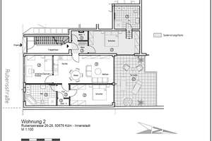 Großzügige 3,5-Zimmer-Wohnung mit Terrasse, Neubau, ruhige Lage - Kölner Innenstadt – Rubensstraße 26, 50676 Altstadt/Süd, Köln – Vorschaubild 11