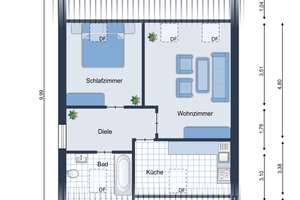 Solide Investition - Vermietete Zwei-Zimmer-Wohnung mit zuverlässigem Mieter in Osnabrück – Die vollständige Adresse der Immobilie erhältst du vom Anbieter., 49076 Atter, Osnabrück – Vorschaubild 8