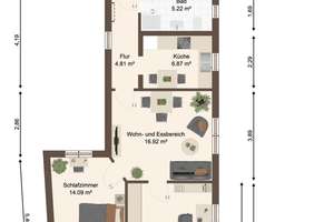 Attraktive 3-Zimmer-Eigentumswohnung mit zusätzlichem Dachgeschossraum in Calbe – 39240 Calbe (Saale) – Vorschaubild 8