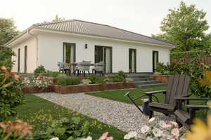 Der Bungalow mit dem charmanten Walmdach – stufenlos glücklich sein in Sandau Elbe – Jederitzer Str. 0, 39524 Stendal (Kreis) – Vorschaubild 1