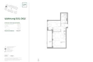 Barrierefrei mit Loggia: Gemütliche 2-Zimmer-Wohnung im KfW-40 QNG Standard – 85764 Oberschleißheim – Vorschaubild 7
