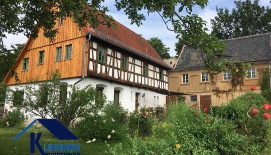 Bild von charmantes Fachwerkhaus mit Nebengebäude und Scheune in Zschöpperitz zu verkaufen