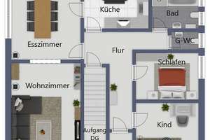 Reserviert - Vermietetes Zweifamilienhaus mit Einliegerwohnung – Die vollständige Adresse der Immobilie erhältst du vom Anbieter., 26897 Breddenberg – Vorschaubild 2