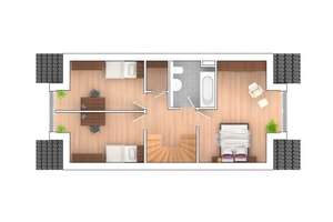 *** NEU - Hochwertiges und voll ausgestattetes Endreihenhaus mit eig. Garten in top Lage *** – Die vollständige Adresse der Immobilie erhältst du vom Anbieter., 22455 Niendorf, Hamburg – Vorschaubild 4