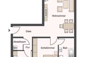 * Vermietete 2-Zimmer-Wohnung mit Balkon * - attraktives Anlageobjekt in H-Misburg – Die vollständige Adresse der Immobilie erhältst du vom Anbieter., 30629 Misburg-Nord, Hannover – Vorschaubild 11