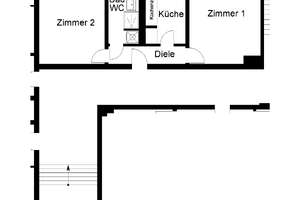 2-Zimmerwohnung in Köln - Weidenpesch - Ausschließlich schriftliche Bewerbung !!! – 50737 Longerich, Köln – Vorschaubild 2