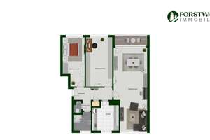 Krefeld-Cracau – Lichtdurchflutete 3-Zimmer-Wohnung mit sonniger Loggia – Die vollständige Adresse der Immobilie erhältst du vom Anbieter., 47798 Cracau, Krefeld – Vorschaubild 13