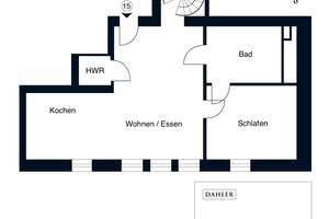 Erstbezug nach Sanierung: Liebevolle Maisonettewohnung nahe der FU – Die vollständige Adresse der Immobilie erhältst du vom Anbieter., 14195 Dahlem, Berlin – Vorschaubild 14