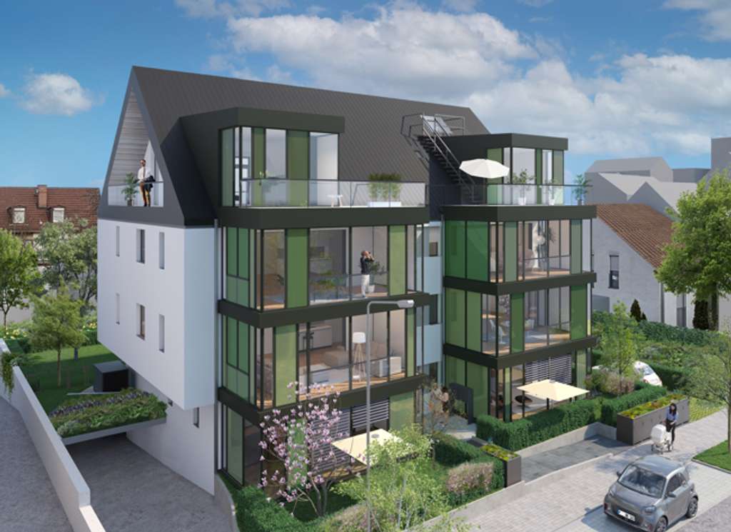 Zuhause ankommen: 4-ZW mit eigenem Garten! Nachhaltig wohnen im Effizienhaus 55EE im grünen Oberrad