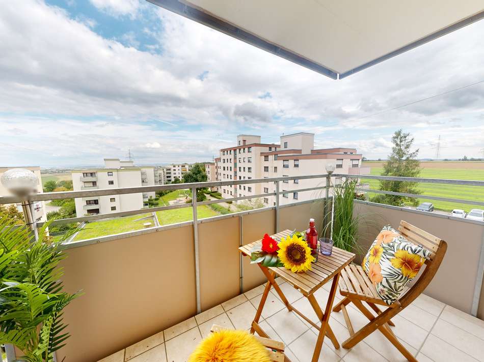 Balkon mit Panoramablick