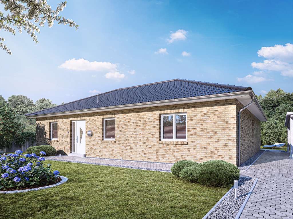 Immobilie in Velgast - Komfortabel, effizient, individuell – Der Winkelbungalow von Virtus Massivhaus - Bild 2