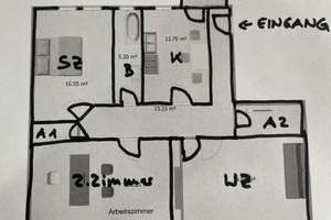 Helle, 3-Zimmer Altbauwohnung – zentral & ruhig mit Blick auf die Ringkirche – Rheinstr. 59, 65185 Mitte, Wiesbaden – Vorschaubild 16
