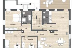 Familienfreundliche 4 Raumwohnung mit großer Terrasse und Gartenanteil – Die vollständige Adresse der Immobilie erhältst du vom Anbieter., 1324 Bühlau/Weißer Hirsch, Dresden – Vorschaubild 10