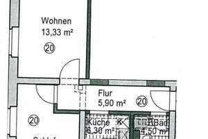 *Renditestarke 2-Raum-Wohnung in beliebter Lage – langfristig vermietet* – Zschopauer Straße 233, 9126 Gablenz, Chemnitz – Vorschaubild 2
