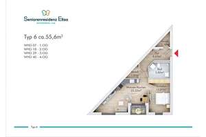 Moderne 2-Zimmer Wohnung im 4. OG mit Balkon in Ulm-Weststadt – Kleiststraße 37, 89077 Weststadt, Ulm – Vorschaubild 12