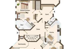 Sie lieben das Besondere? Beeindruckende Villa mit neuem Dach (Aufdachdämmung) & Hybrid-Heizung! – Die vollständige Adresse der Immobilie erhältst du vom Anbieter., 95445 Meyernberg, Bayreuth – Vorschaubild 36