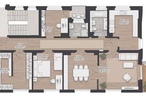 5-Zimmer-Wohnung im Denkmal-Ensemble – Ost-West, bezugsfrei ab 12/2026 – 93049 Westenviertel, Regensburg – Vorschaubild 11