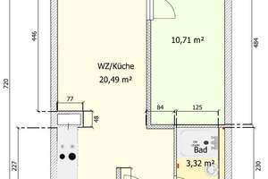 Moderne & frisch sanierte 2-Zimmer-Wohnung: hell, freundlich + schöner Ausblick ins Grüne – Washingtonweg 1A, 30519 Mittelfeld, Hannover – Vorschaubild 9