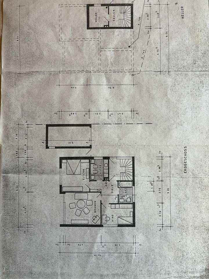 Grundriss EG und Keller 
