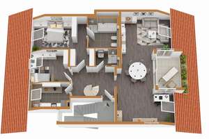Lichtdurchflutete DG-Maisonette mit einzigartigem Fernblick am Frauenkopf – Die vollständige Adresse der Immobilie erhältst du vom Anbieter., 70184 Frauenkopf, Stuttgart – Vorschaubild 12