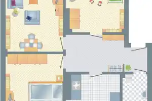 3 ZIMMER WOHNUNG IN DER JOHANNESVORSTADT... – Friedrich-Engels-Straße 14, 99086 Erfurt – Vorschaubild 2