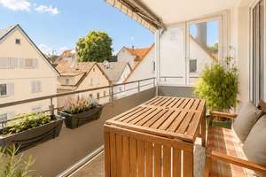Bezugsfrei & provisionsfrei: Lichtdurchflutete 3-Zimmer-Wohnung mit zwei Balkonen in S-Feuerbach