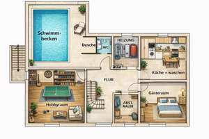 Einfamilienhaus mit Pool und viel Platz – 33689 Sennestadt, Bielefeld – Vorschaubild 22