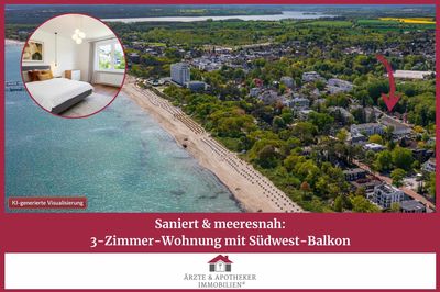 Saniert & meeresnah: 3-Zimmer-Wohnung mit Südwest-Balkon