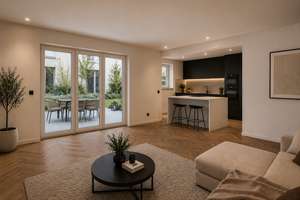 Modernes Wohnen mit Garten: A+ 3-Zimmer-Wohnung mit Wärmepumpe in Wiesbaden-Biebrich