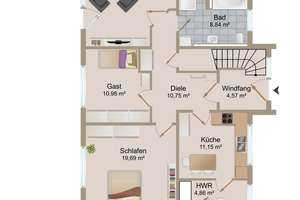 Ruhig gelegenes Architektenhaus mit Einliegerwohnung auf 798 m² Eigenland – Die vollständige Adresse der Immobilie erhältst du vom Anbieter., 25761 Büsum – Vorschaubild 33
