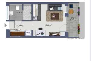 Hochwertige, luxuriöse 1-Zimmer-Penthouse-Wohnung in Münster Geistviertel – Die vollständige Adresse der Immobilie erhältst du vom Anbieter., 48153 Schützenhof, Münster – Vorschaubild 10