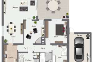 Einfamilienhaus mit viel Platz, Garten und Garage in Bielefeld-Schröttinghausen – 33739 Dornberg, Bielefeld – Vorschaubild 13