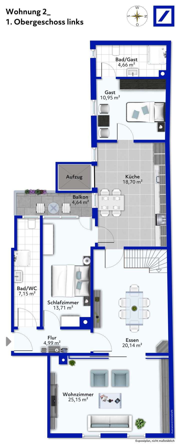 Grafik_Wohnung 2_1. OG li.