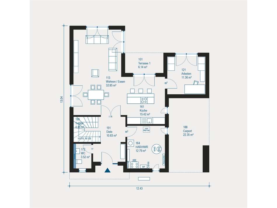 Moderner Wohntraum kompakt