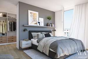 2-Zi.-Whg. mit Balkon in Südausrichtung über die gesamte Wohnungsbreite – Fritz-Bauer-Straße 28, 81249 Aubing-Süd, München – Vorschaubild 3